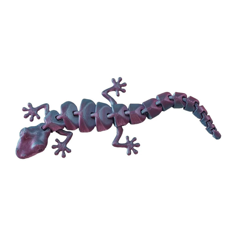 3D Station 3D Printed Mini Lizard - Blue Pearlescent  - مجسم ثلاثي الأبعاد